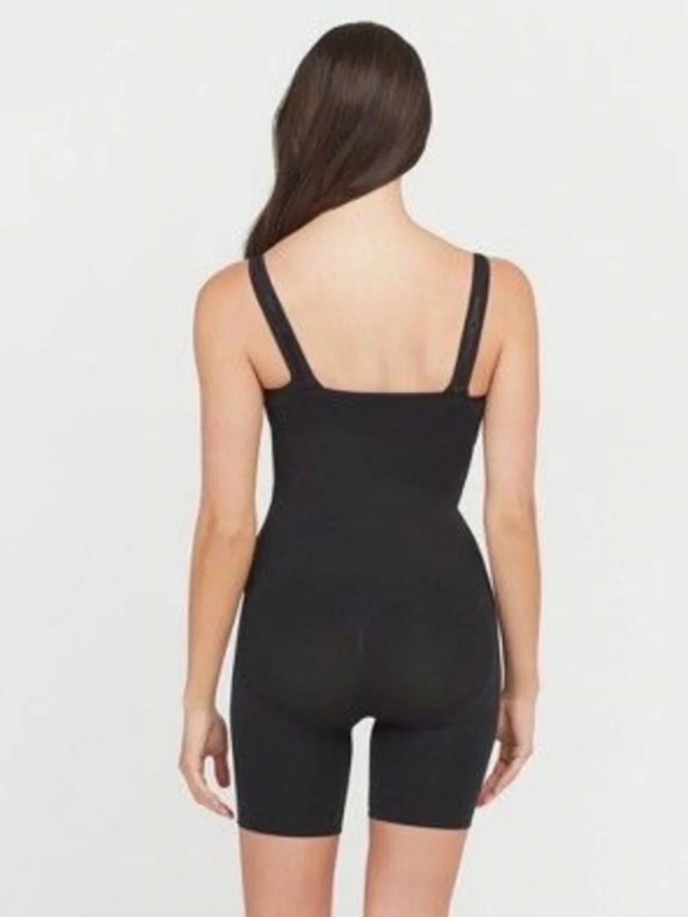 ASSETS SPANX Bodysuit Shapewear Tummy control Black Sz M new
